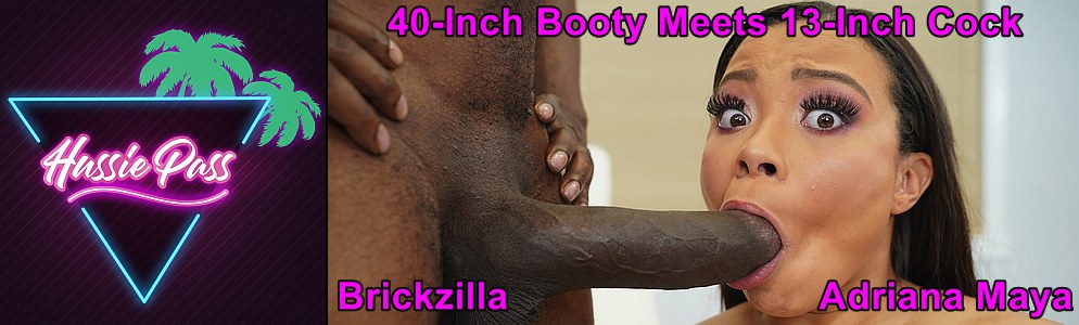 40-Inch Booty Meets 13-Inch Cock